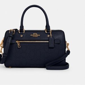 NWT coach bag. Midnight blue